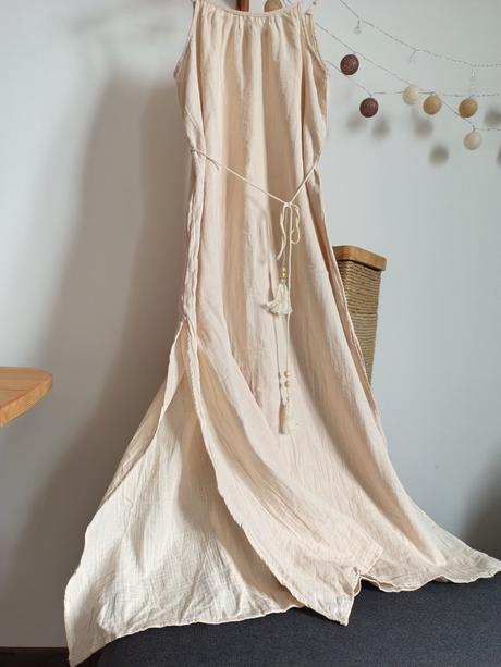 Bavlnene muselinove saty, l / m / s