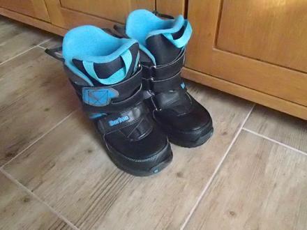 Burton topánky na snowboard 20cm v.31,5, burton grom boa®,32