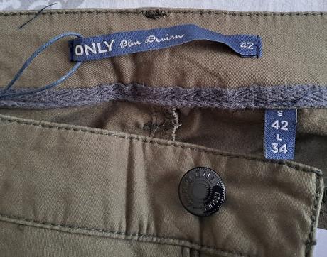 Nohavice chino 42/34, only,42