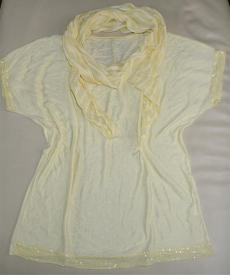 L/40 tricko s flitrami+satka, l