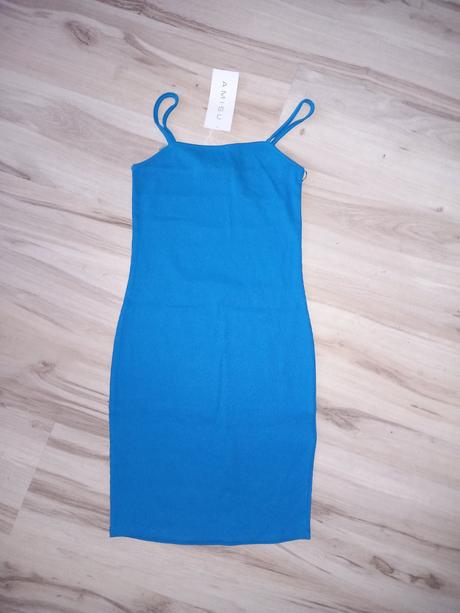 Elastické rebrované šaty, amisu,s