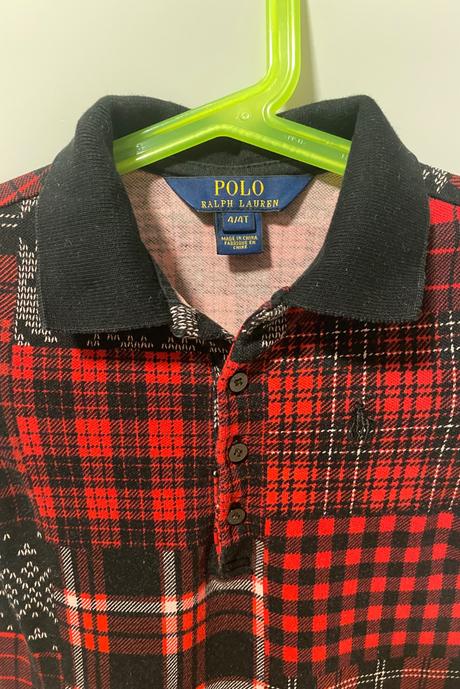 Červeno-čierne šaty, ralph lauren,104