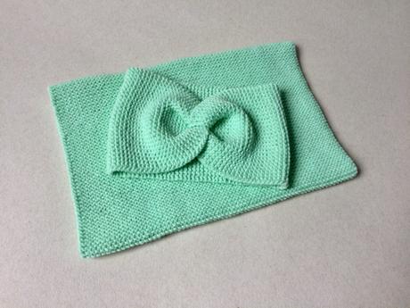 Pletený set - 25cm nákrčník,