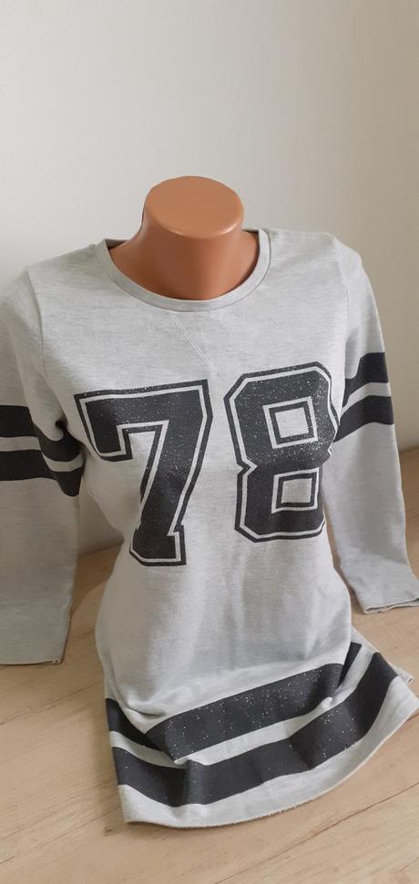 Predĺžená mikina / mikinové šaty, 158