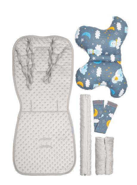 Sensillo podložka do kočíka deluxe medvede,