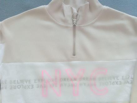 Mikina krátky strih, h&m,134