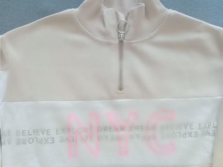 Mikina krátky strih, h&m,134