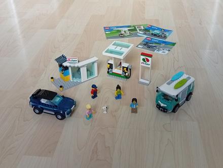 60257 lego city benzínová stanica,