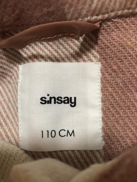 Košeľová bundička, sinsay,110