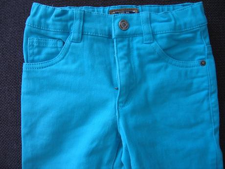 Krásne tyrkysové nohavice, tom tailor,104
