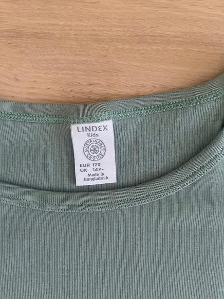 Lindex tričko zelene na 14r, lindex,170