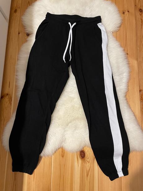 Teplaky s pasmi na bokoch, h&m,xs