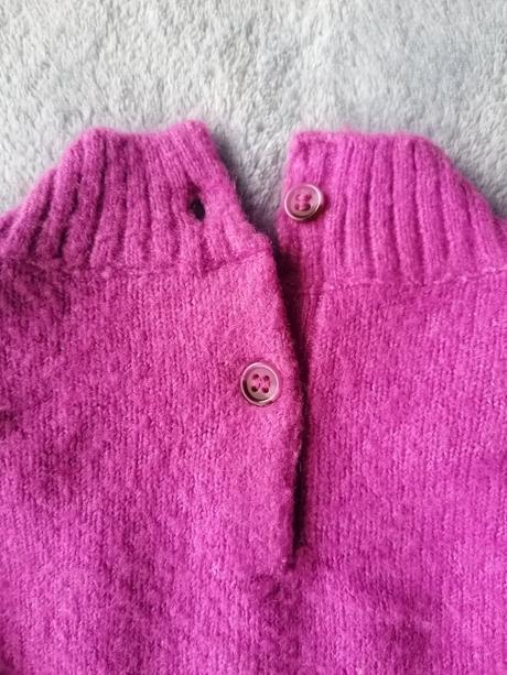 Ružovo fialový svetrík, h&m,74