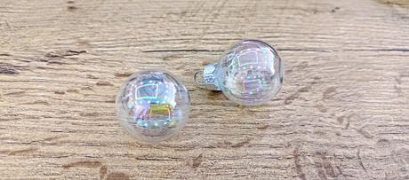 Gule - sklenené - priehľadné ab - 25 mm - 24 kusov, 