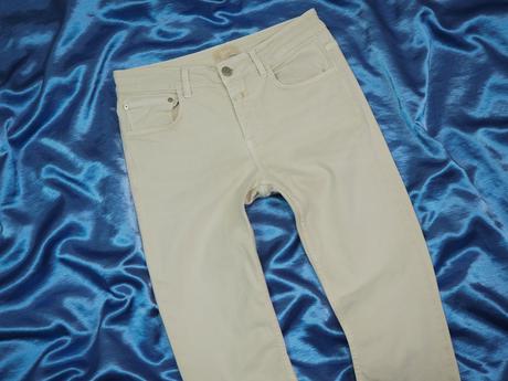 Luxusné béžové rifle closed, m