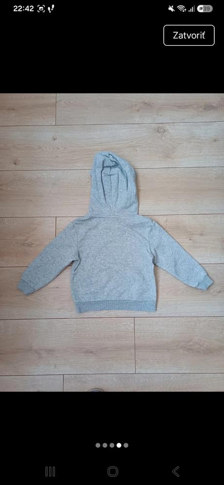Sivá mikina h&m, h&m,98