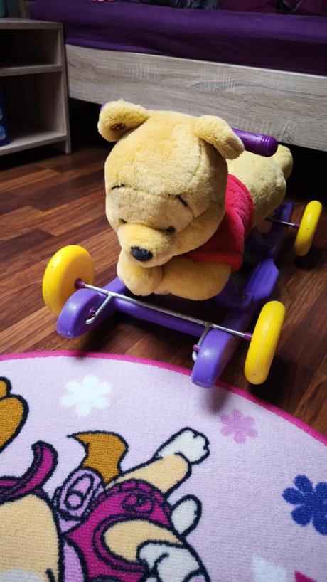 Hojdací macko pooh/odrážadielko, 