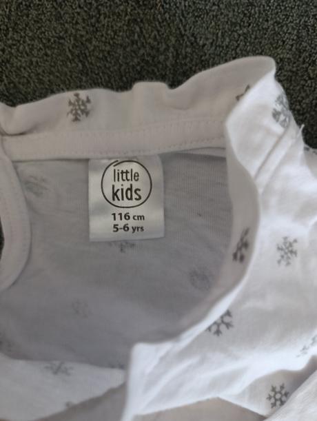 Dievčenské tričko s vločkami, pepco,116