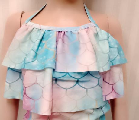 3 set plavecký morská víla viacfarebná, 130 cm, 134