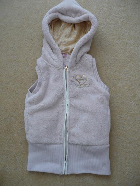 Teplá vestička s kapuckou,, 140