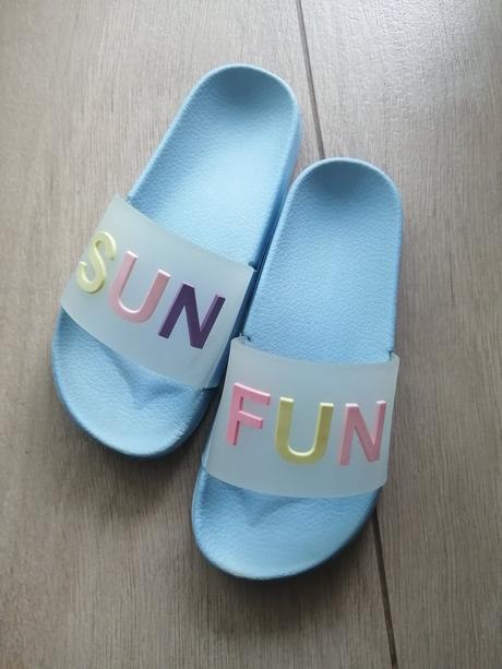 Modré šľapky sun fun, reserved,31