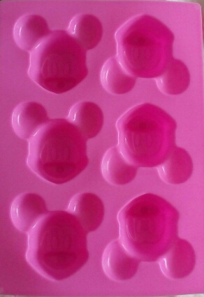 Silikónová forma 6 mickey mouse,