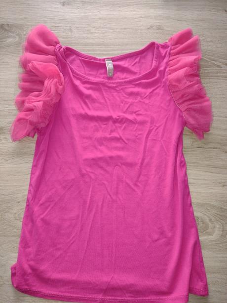 Tričko nariasené rukávy, xs