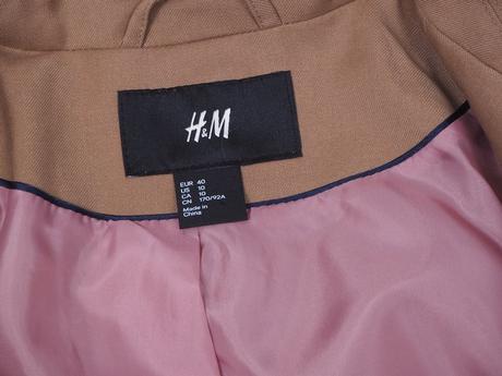 Kvalitné svetlohnedé sako h&m, h&m,42