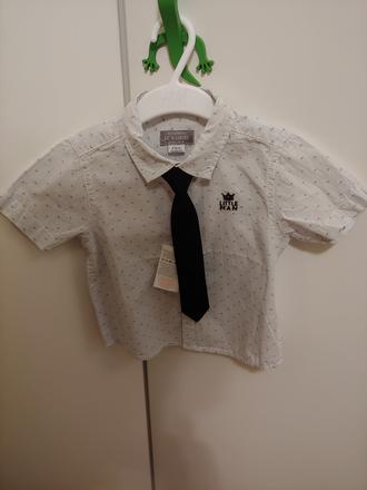 Elegantná košeľa s viazankou, 80