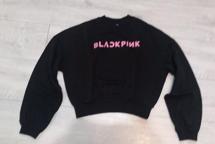 Blackpink mikina, h&m,158