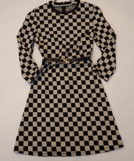 Úpletove šaty s opaskom. č.158, mohito,158