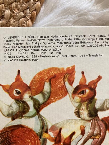 O veveričke ryške naďa klevisová (1984),