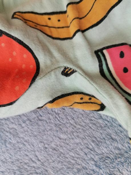 Pyžamka páv, dúha, ovocie, lindex,62