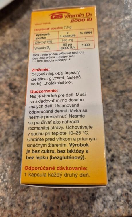 Gs vitamín d3 2000 iu,