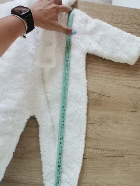 Biely mackovsky teply overal, dirkje,62