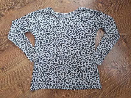 Pletene tenke tricko leopardi vzor, 164