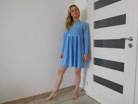 Bledo modré šatočky -38v,, 38