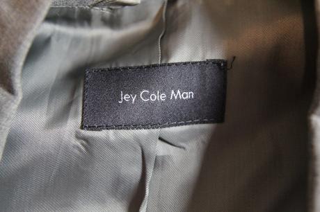 Elegantné šedé sako, jey cole man, s, s