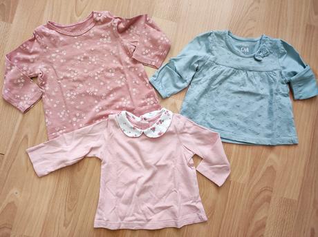 Tričká dlhý rukáv, c&a,68