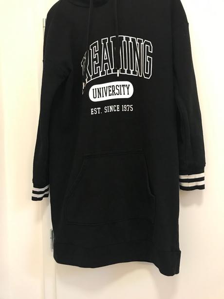Mikinové šaty s kapucňou, h&m,38