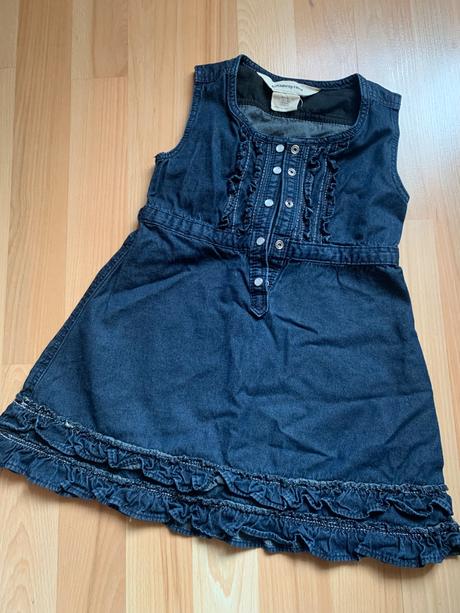 Riflove šaty, h&m,104