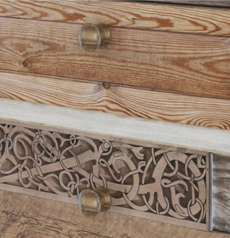 2x nočný stolík liza malmö - biela/orech, 