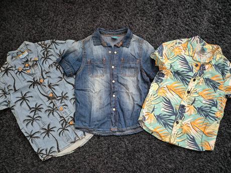 Chlapčenské košele 98, 104, 110, pepco,98