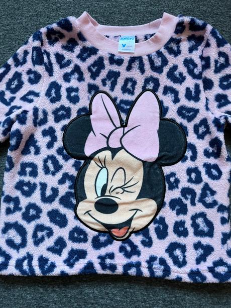 Zeteplený set mikina a gate minnie, disney,98