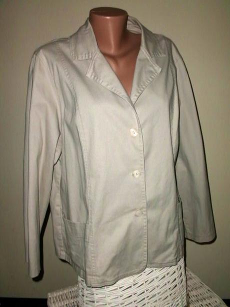 Béžové športovo-elegantné sako pre moletku, 50