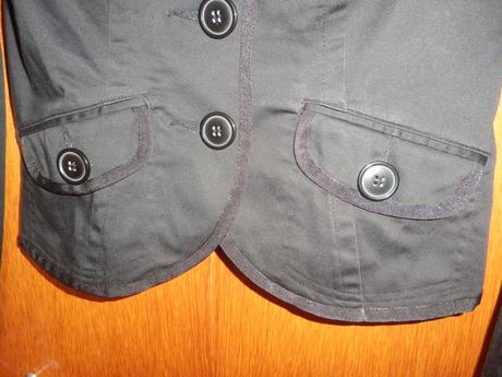 Elegantné čierne sačko, h&m,34