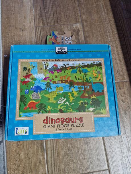 Velke podlahove puzzle dinosaury, 