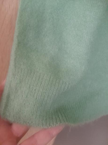 Vesta kašmír-lama, farba celadon-avocado, xs