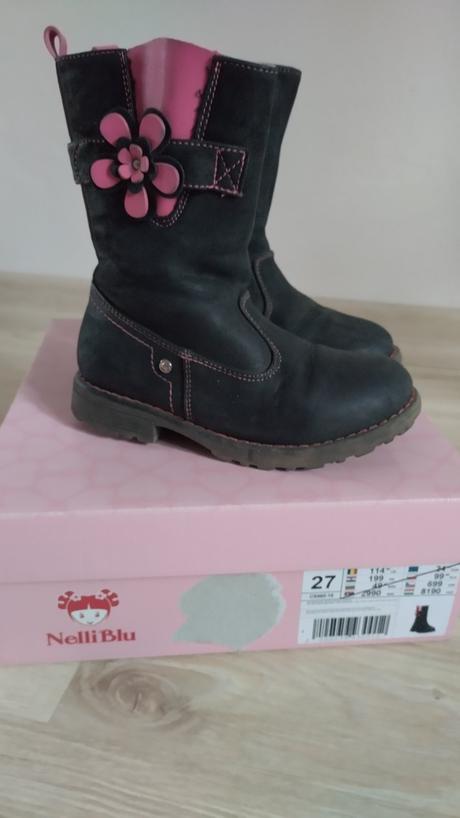 Čižmy prechodné, nelli blu,27