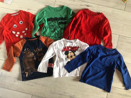 Trička s dlhým rukávom, 104–116